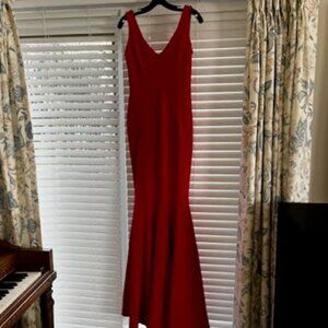 Burberry Long Red Dress